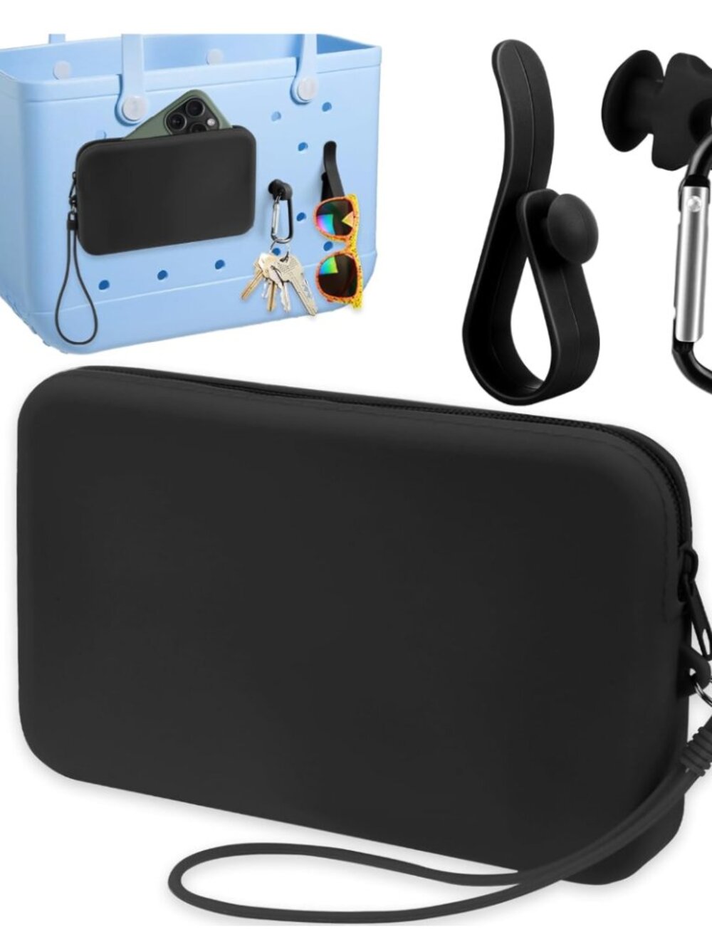 Silicone Phone Holder Black